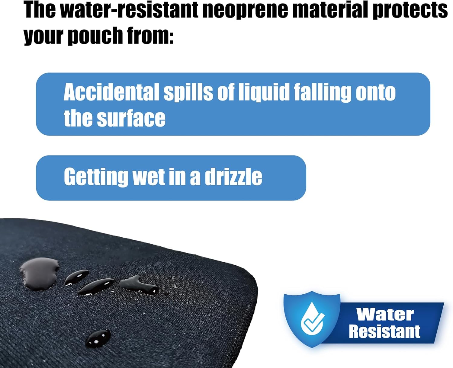 Tainada Men Women Phone Neoprene Shockproof Zippered Sleeve Case Bag Pouch with Carabiner, Neck Lanyard, Belt Loop Holster for iPhone 17/16 Pro Max, 15 Plus, Air, 16e ; Samsung S25+ (Black Gray Plaid) - Image 6