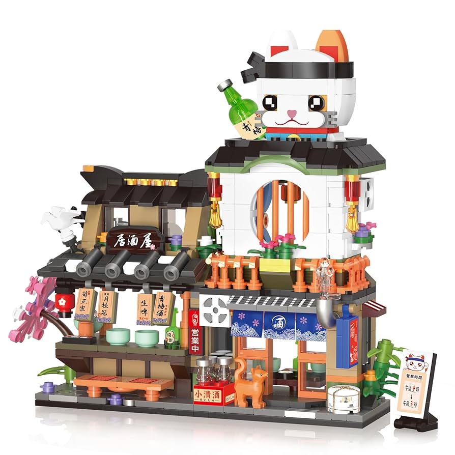 Amazon.com: NEWABWN Japanese Street View Izakaya Shop Mini Amazon.com: NEWABWN Japanese Street View Izakaya Shop Mini