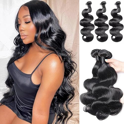 20 22 24 Inch Body Wave Bundles 12A Brazilian 3 Bundles Human Hair Quick WeaveUnprocessed Virgin Brazilian