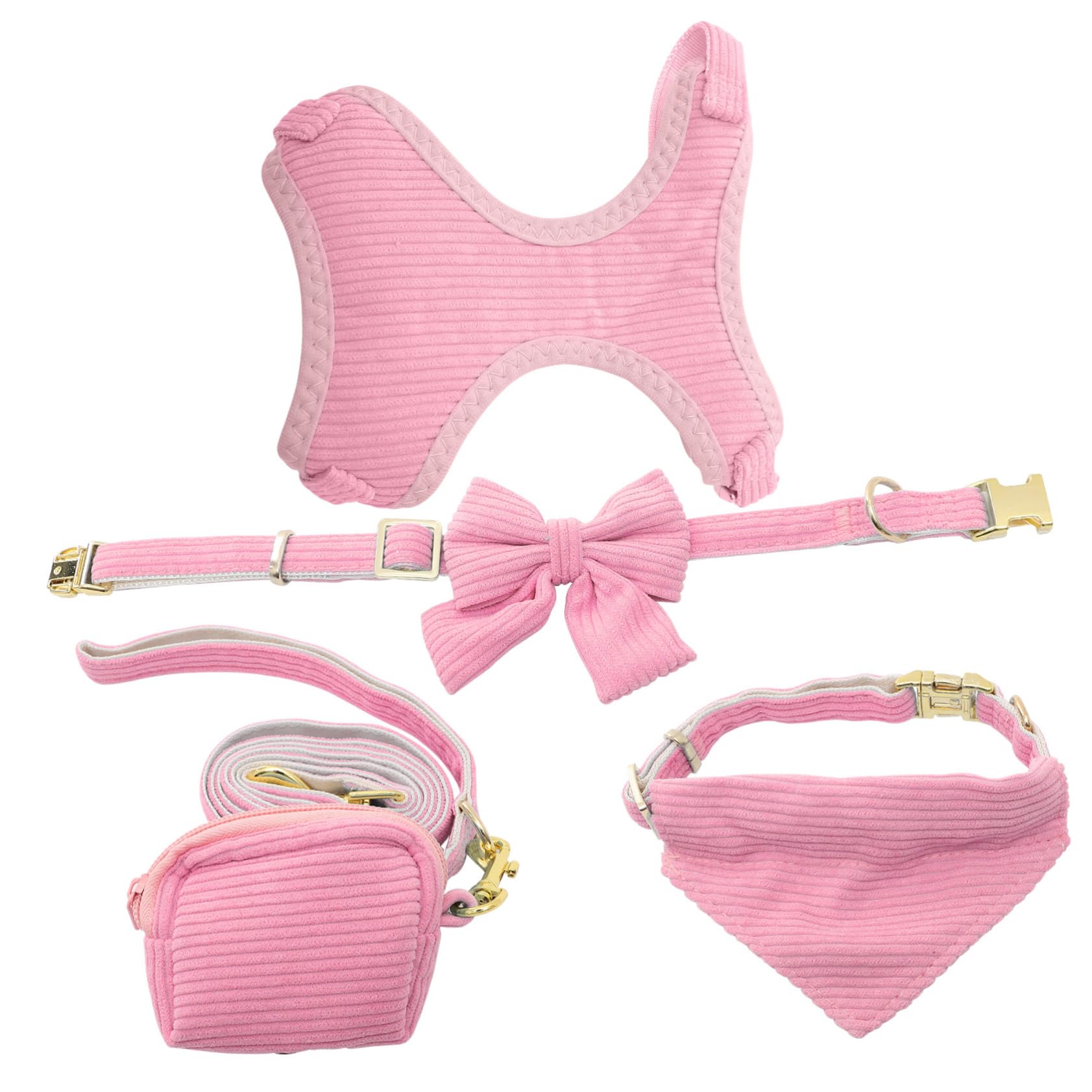 Harnais pour chiot et gilet pour petit chien de compagnie BESPORTBLE avec sacs