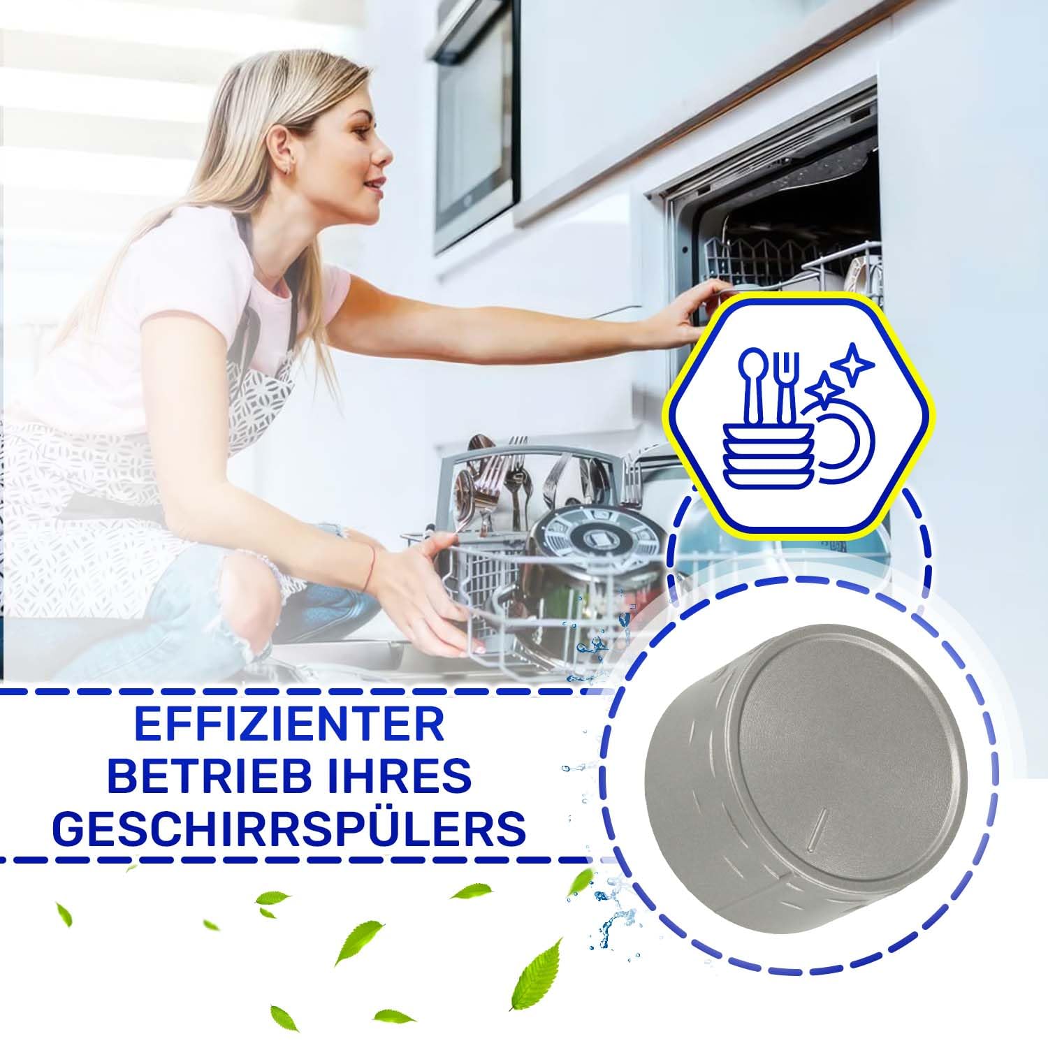 Programmwahlknopf für Geschirrspüler Ø 40 mm х 23 mm mit Originalcode 1769700700 C00869886 für Beko - Garantie 10 Jahre - MONTERAL
