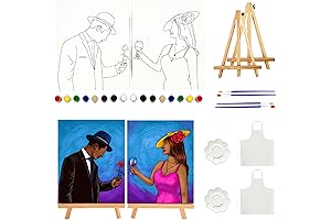 Sip and Paint Kit for Adults Couples