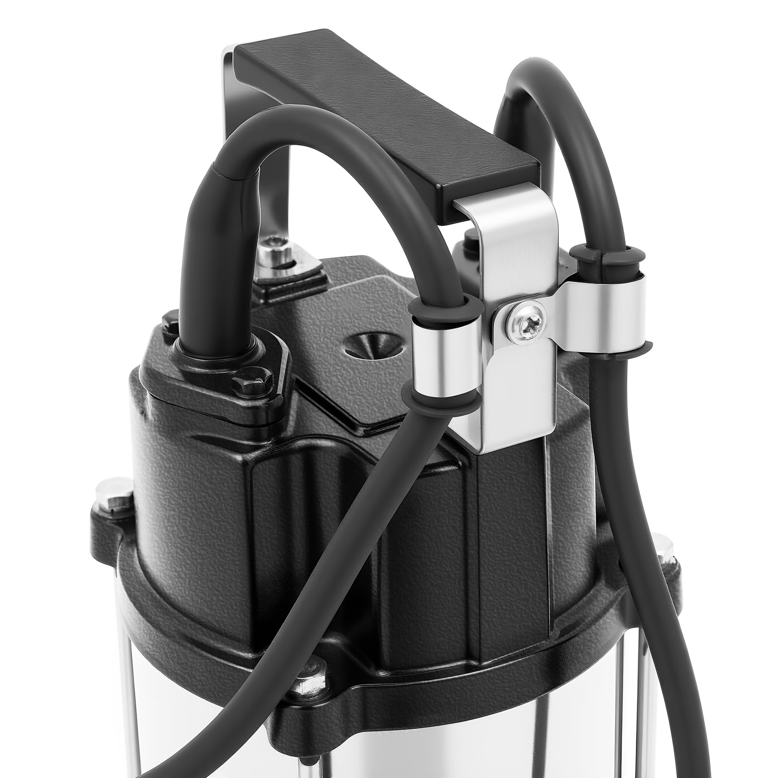 Pompa per acque sporche, pompa sommergibile autoadescante, interruttore galleggiante, pompa da giardino 36 m³/ora, altezza 22 m, pompa per acque reflue