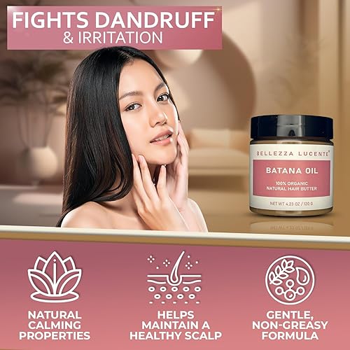 Miniatura 8 de Bellezza Lucente Batana Oil Butter - Hidratante natural para cabello seco y dañado y crecimiento del cabello, 4 onzas