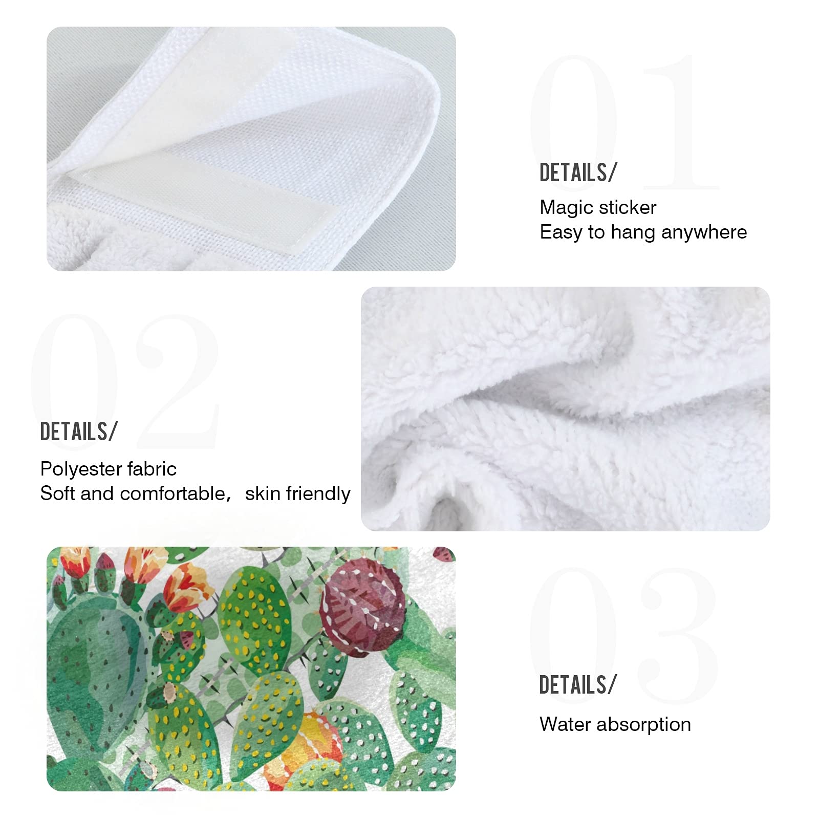 TropicalLife Tropische Kakteen, Kaktus, Kchen-Handtuch, dekoratives  Handtuch, 30,5 x 43,2 cm, super weich, saugfhig, fr Badezimmer, Schlamm,  Waschkche, 2 Stck : Amazon.de: Kche, Haushalt & Wohnen