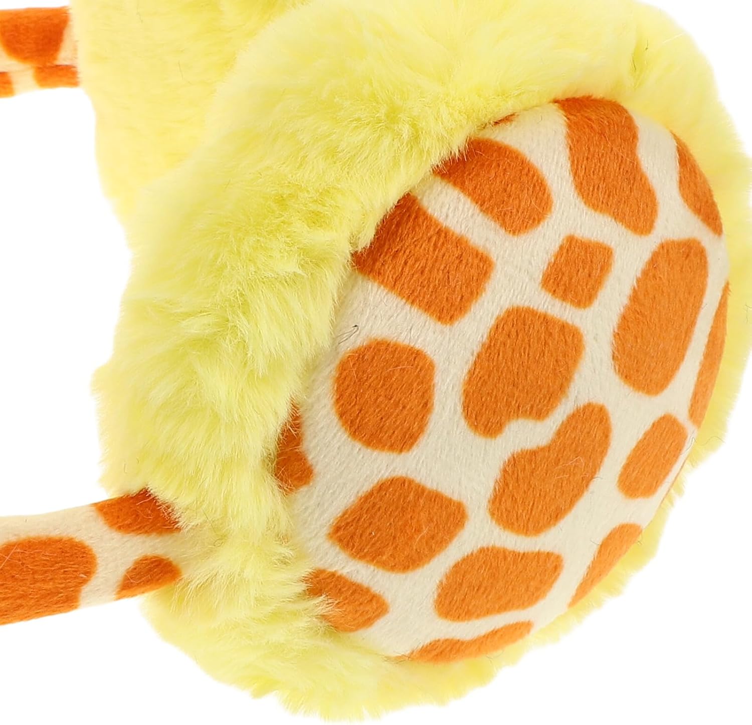 Toyvian Winter Earmuffs Soft Plush Ear Warmer Headband with Giraffe Ears Adjustable Cold Weather Protection for Boys