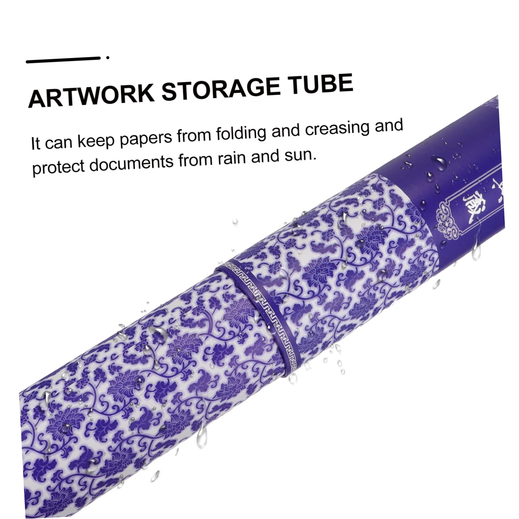 Didiseaon 2 Uds Tubo De Póster Extraíble Carpetas Negras Grandes Clips De Carpeta Contenedor Pre Rollo Tubos Dibujo Papel Almacenamiento Tubo Póster Soporte Dibujos Caja De Almacenamiento