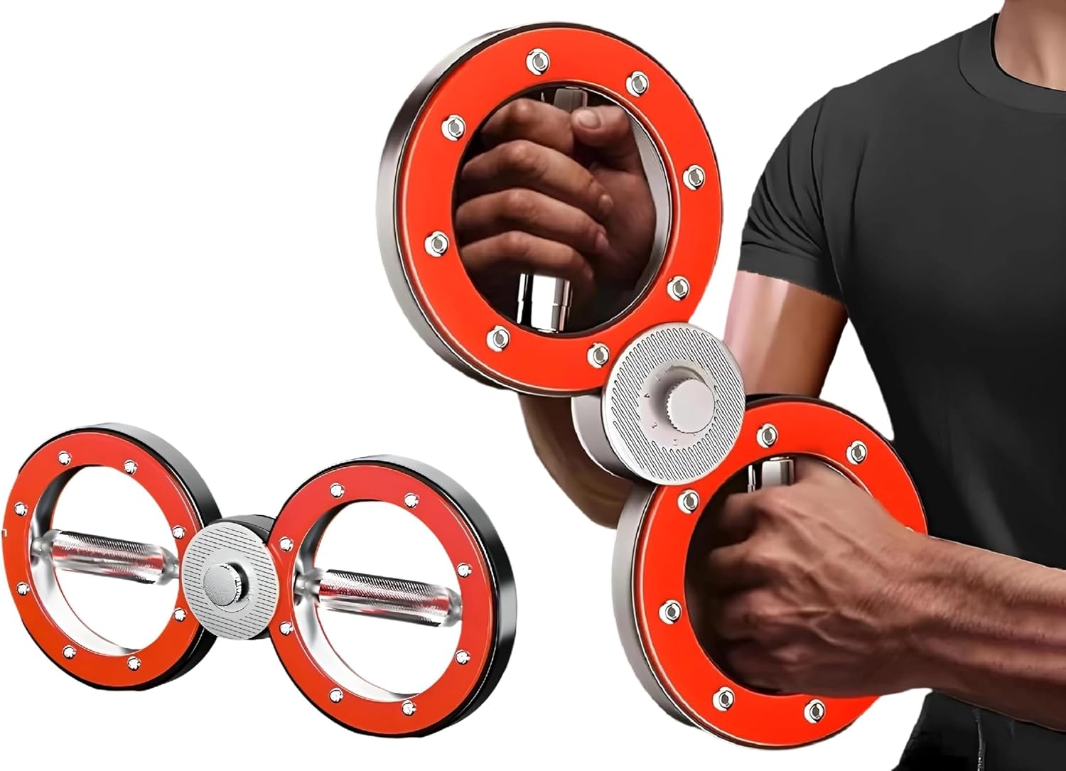 2025 New Spinning Rotator Burn Machine Arm Workout 360°Rotatable - 12 Pound Arm Workout Adjustable Resistance Rotate Arm Exerciser Trainer Machine, Fore Arm Strength Trainer, Home Gym Trainer for Men