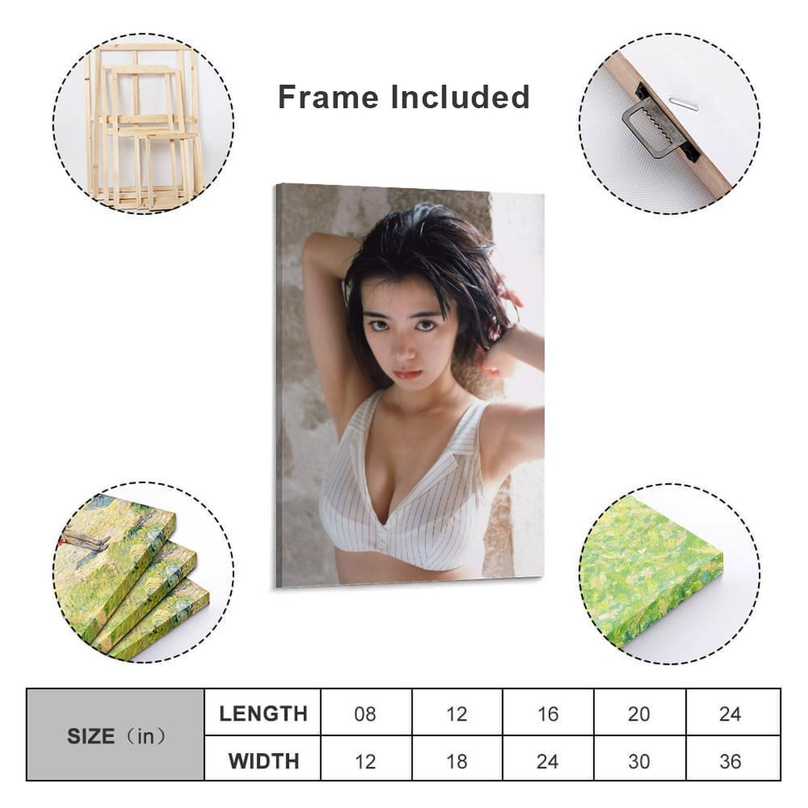 Amazon.co.jp: 池田エライザ 池田依来沙 写真 (24) キャンバス 芸術