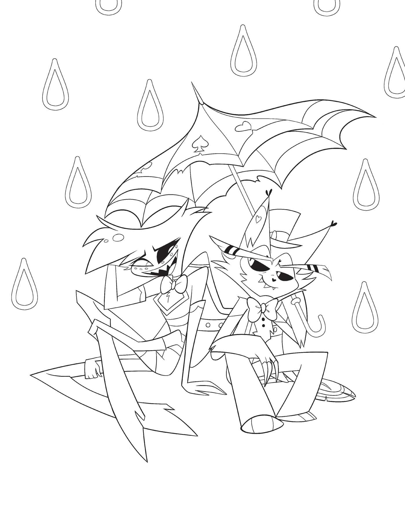 Hazbin Hotel: The Official Coloring Book