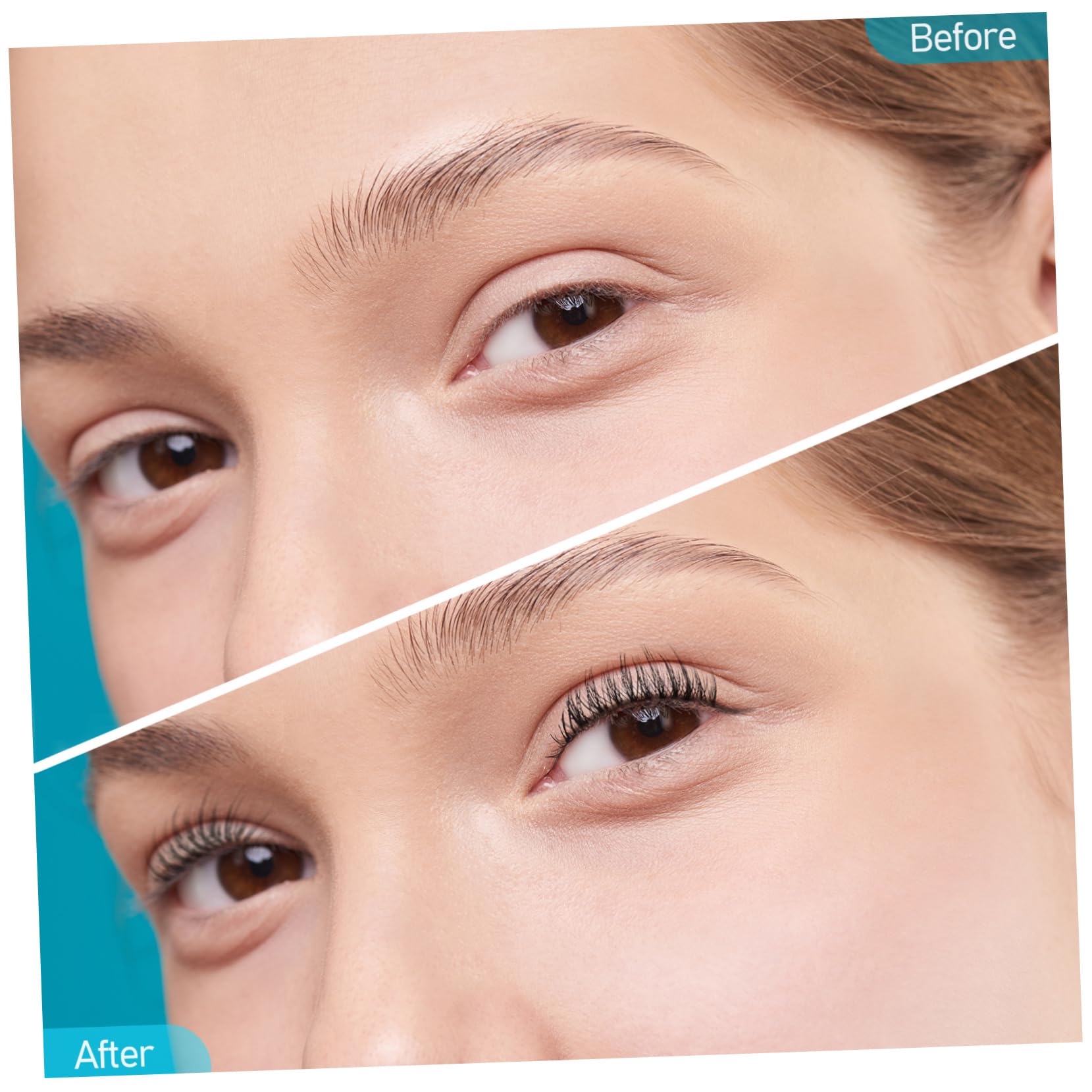 DOITOOL 50pares Pestañas Postizas De Extensiones De Fáciles De Usar Para Maquillaje y