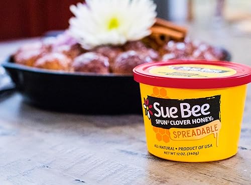 Miniatura 6 de Sue Bee Spun Clover Miel 12 Oz (Paquete de 2)