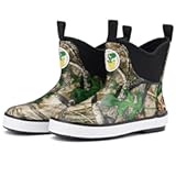 Kid&apos;s Deck Boots Waterproof Lightweight Ankle Rain Boots for Boys Girls Rubber Boots Non-slip Child Rain Shoes