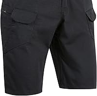 Vista 6 de Pantalones cortos tácticos para hombre, con bolsillo, casual, sueltos, para correr, atléticos