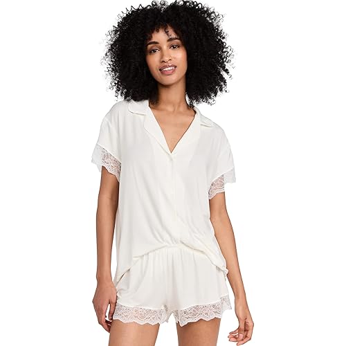 Eberjey Women's Malou Lace Shorts PJ Set