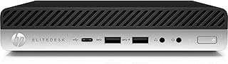 HP EliteDesk 800 G3 Mini - Core i5-6500T (4 Cores, 3.1GHz), 512GB PCIe Gen 4.0 x4, 8GB DDR4 Ram, WIFI 5 & Bluetooth 4.2, Windows 10 Pro (Renewed)