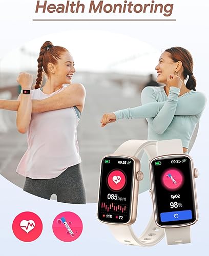 Miniatura 3 de RUIMEN Rastreador de actividad física, relojes de fitness para mujeres y hombres con monitor de frecuencia cardíaca, oxígeno en sangre, podómetro,