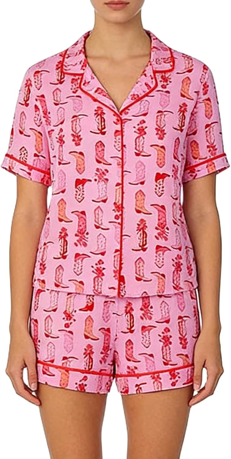 Women Satin Pajamas Shorts Sets Y2k Silk PJs 2 Piece Outfits Collar Long Sleeve Button Down Shirt Lounge Pants Sets