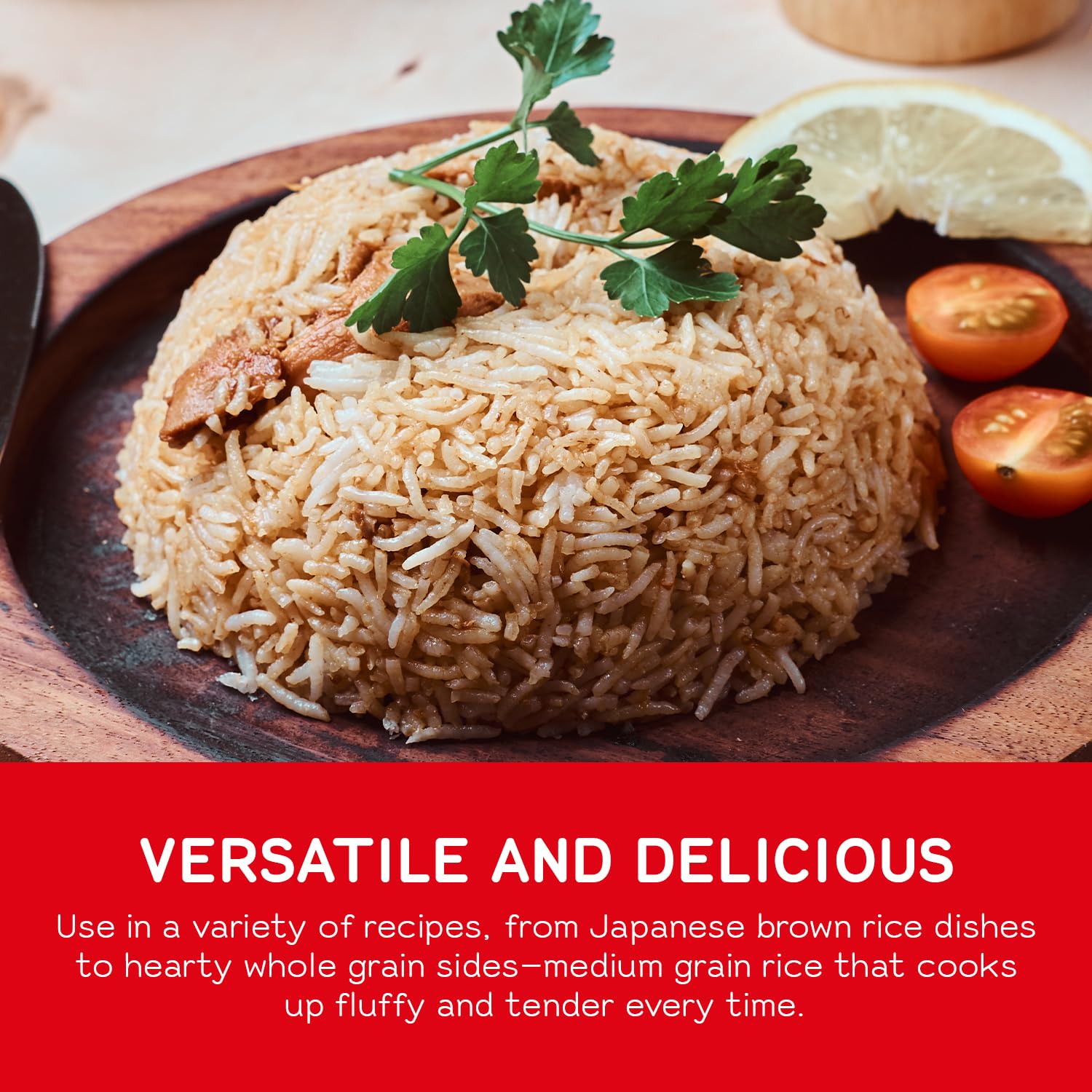 Gen-Ji-Mai Organic Medium Grain Brown Rice – Whole Grain Japanese Style Rice for Meal Prep, Low Carb and Balanced Meals – Vegan, Gluten-Free with more Fiber (15 lb Bag)