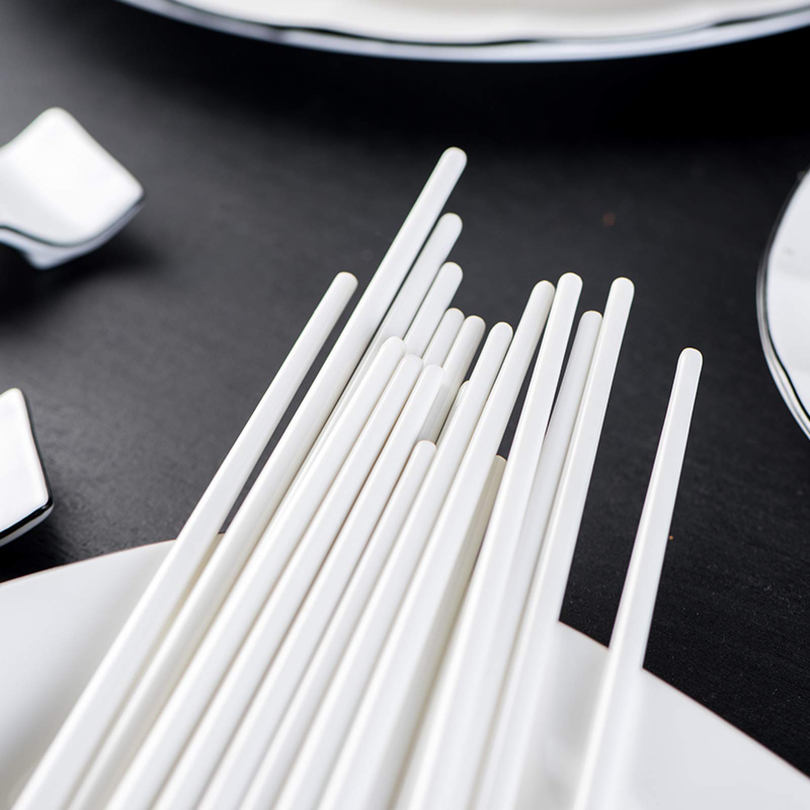Langlebige Keramik-Essstäbchen Chinesischer Umweltschutz Knochenporzellan-Essstäbchen 1 Paar Geschirr | Essstäbchen |
