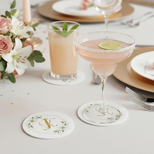 Miniatura 5 de Custom Coasters – Personalized Wedding Coasters for Drinks with Logo or Photo – Reusable Customized Full Color Print Drink Coaster for Weddings,