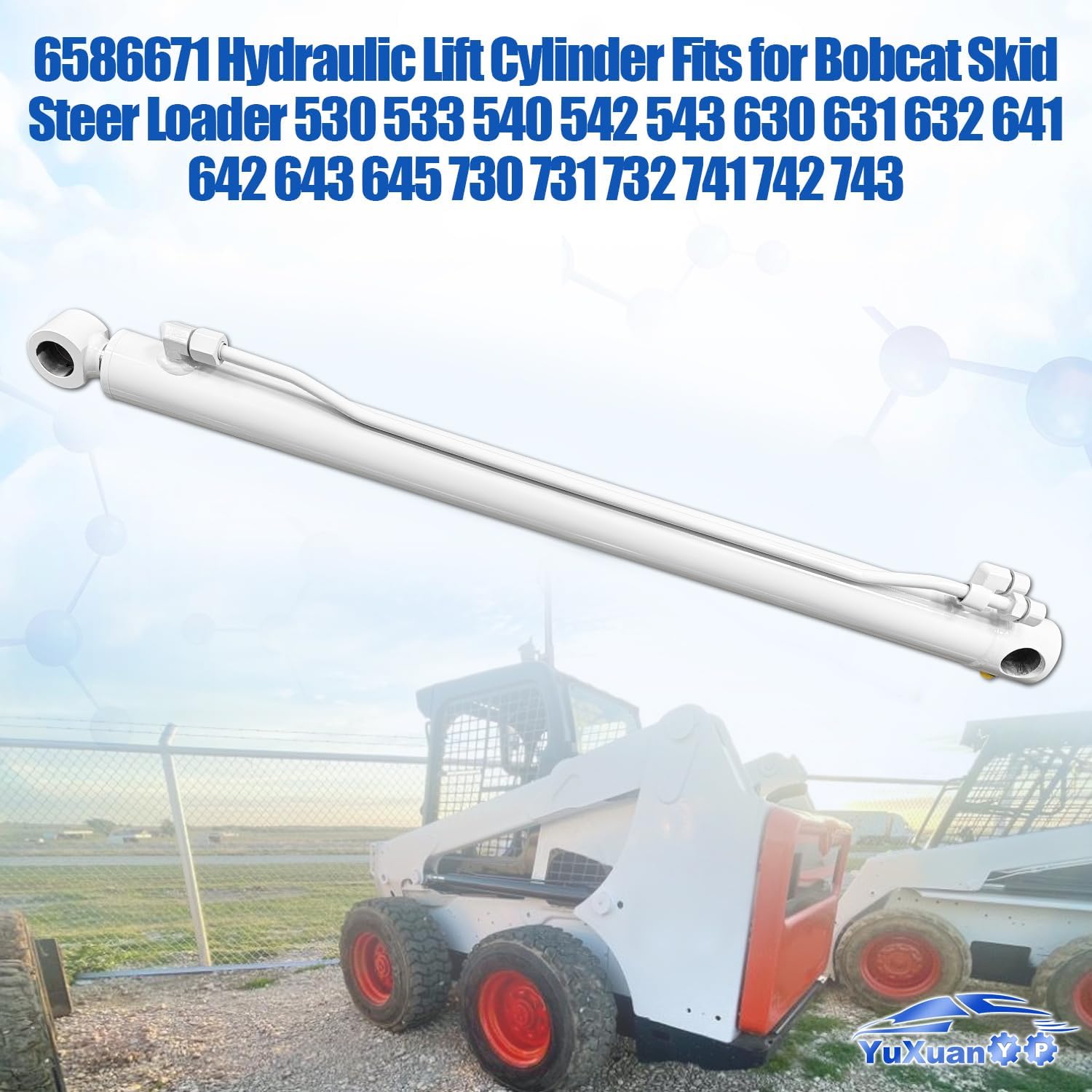 6592962 6586671 Hydraulic Lift Cylinder Fits for Bobcat 743 742 530 533 540 542 543 630 631 632 641 642 643 645 730 731 732 741 Skid Steer Loader