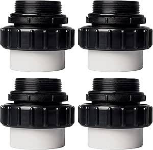 CMP 2-Pack Pool Pump Union - Threaded 2" X 2" Slip Fit For Pentair Intelliflo & Whisperflo