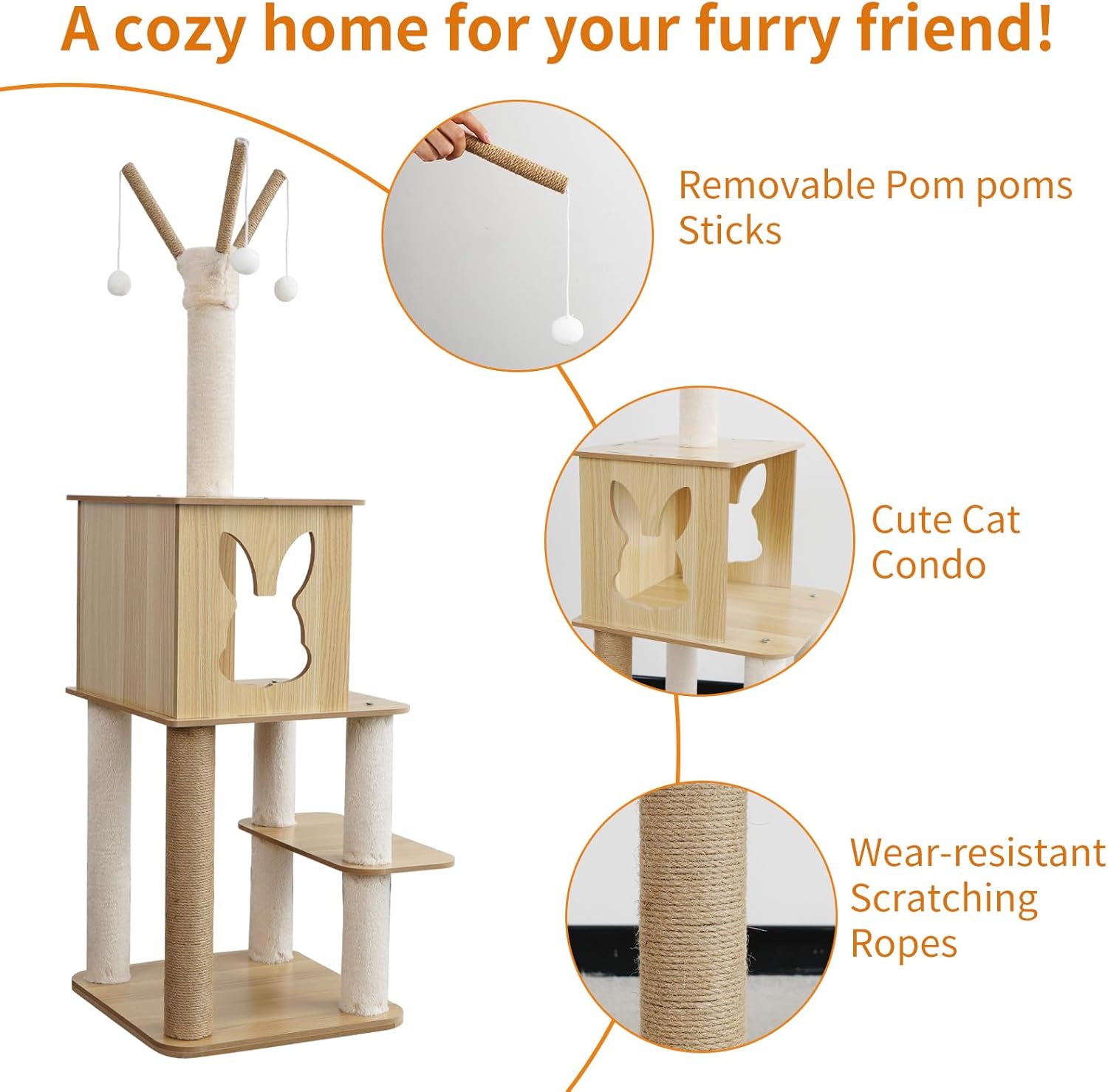 review Modern Cat Tree, 47.2