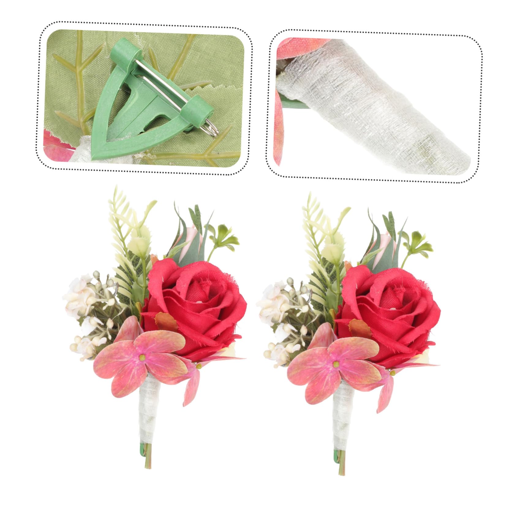 Alipis 10stücke Hochzeits-Boutonniere Aus Kunstblumen Elegante Ansteckblumen Für Bräutigam Und Trauzeugen Vintage Stil Für Hochzeiten Und Festliche Anlässe