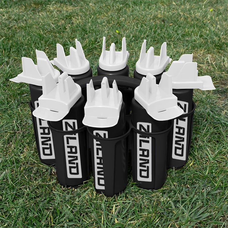 FORZA 10 Water Bottles & Carrier [750ml] BPA Free Plastic Variety Of Colours (Black