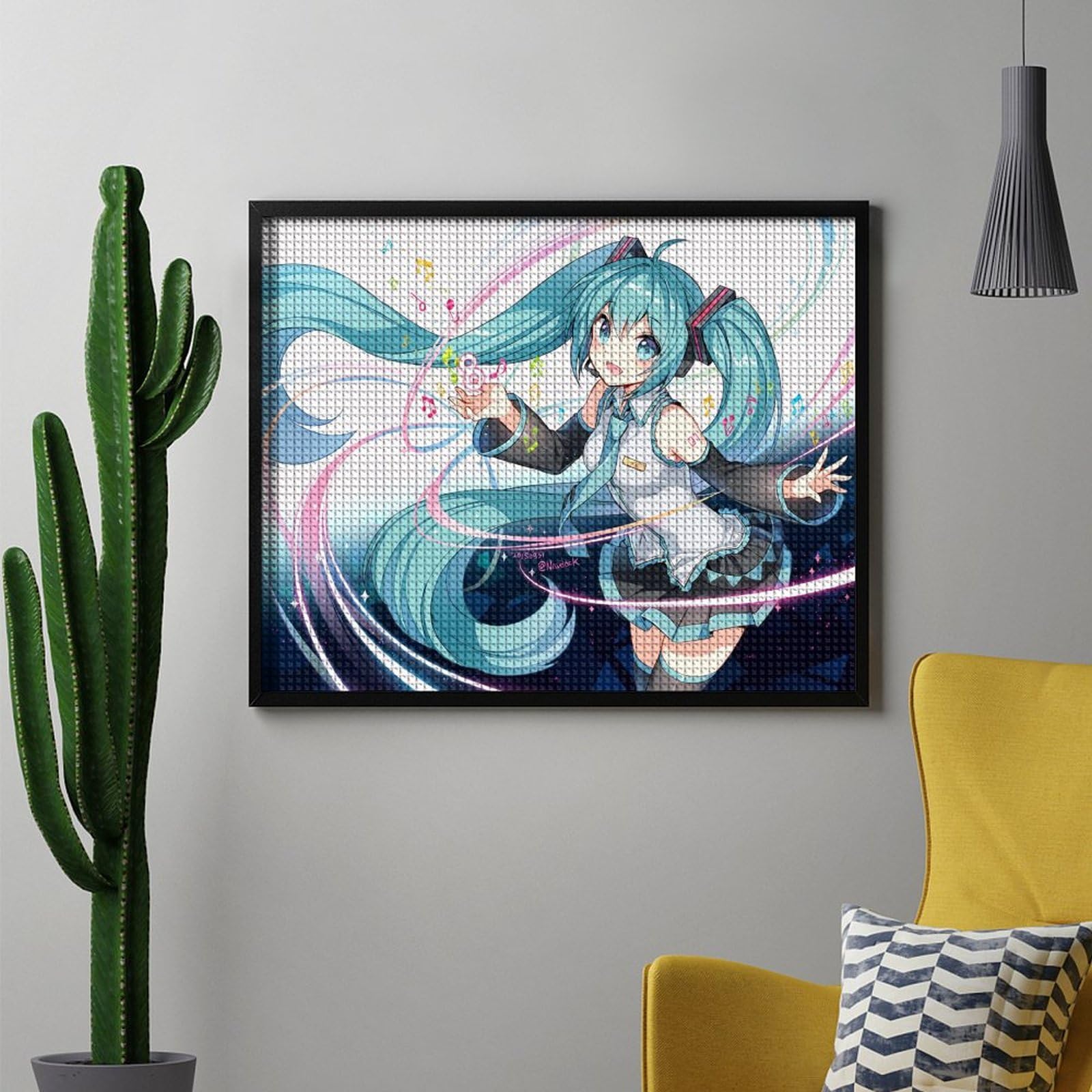 Amazon.co.jp: 初音ミク ダイヤモンドアート セット モザイクアート 5d