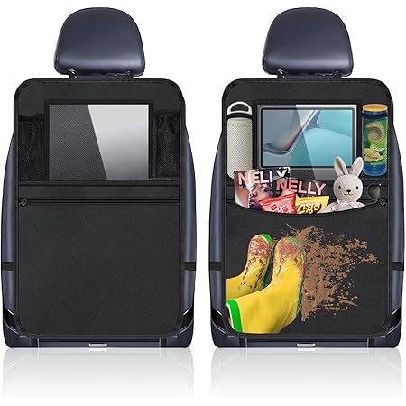 Protection Siege Voiture Arrière Enfant, 2 Pièce Dossier
