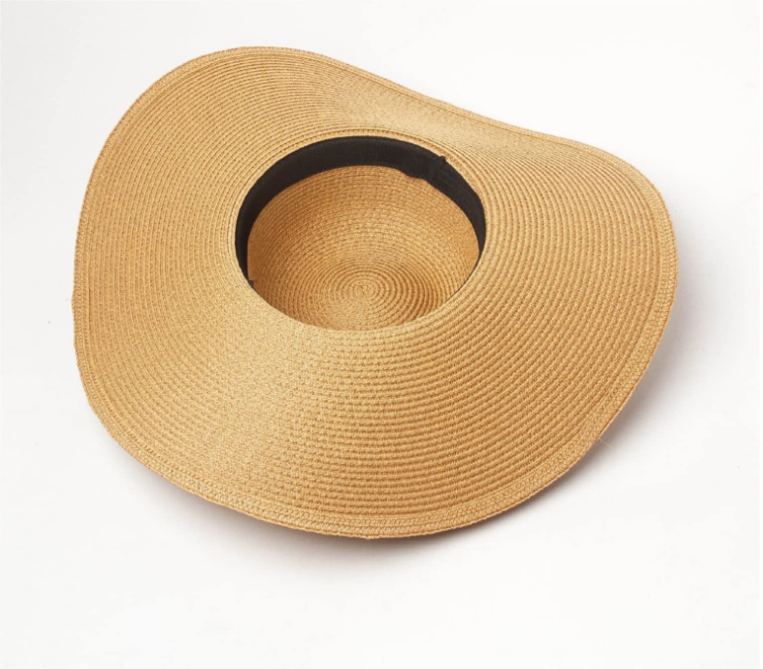Sombrero de Playa para Mujer, de Paja, de ala Ancha, para Verano, para Mujer (Bruin 6 7/87 1/8)