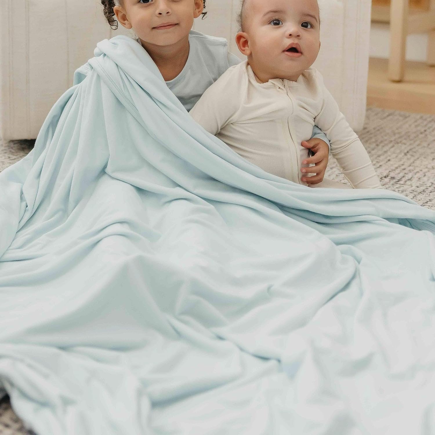 Copper Pearl Jumbo 3-Layer Baby Blanket: Soft Baby Quilts for Boys and Girls | Breathable, Cozy, Toddler Blanket | Baby Quilt for Newborns | 60x72 Premium Material | Air