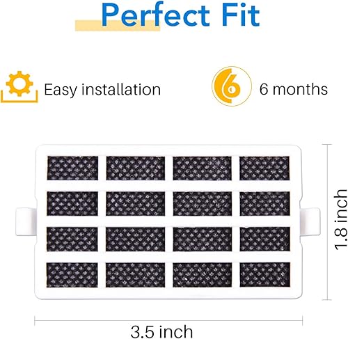Miniatura 3 de ICEPURE W10311524 Reemplazo del filtro de aire para refrigerador Whirlpool AIR1, W10311524, 2319308, W10335147, 1876318, filtro de aire FreshFlow,