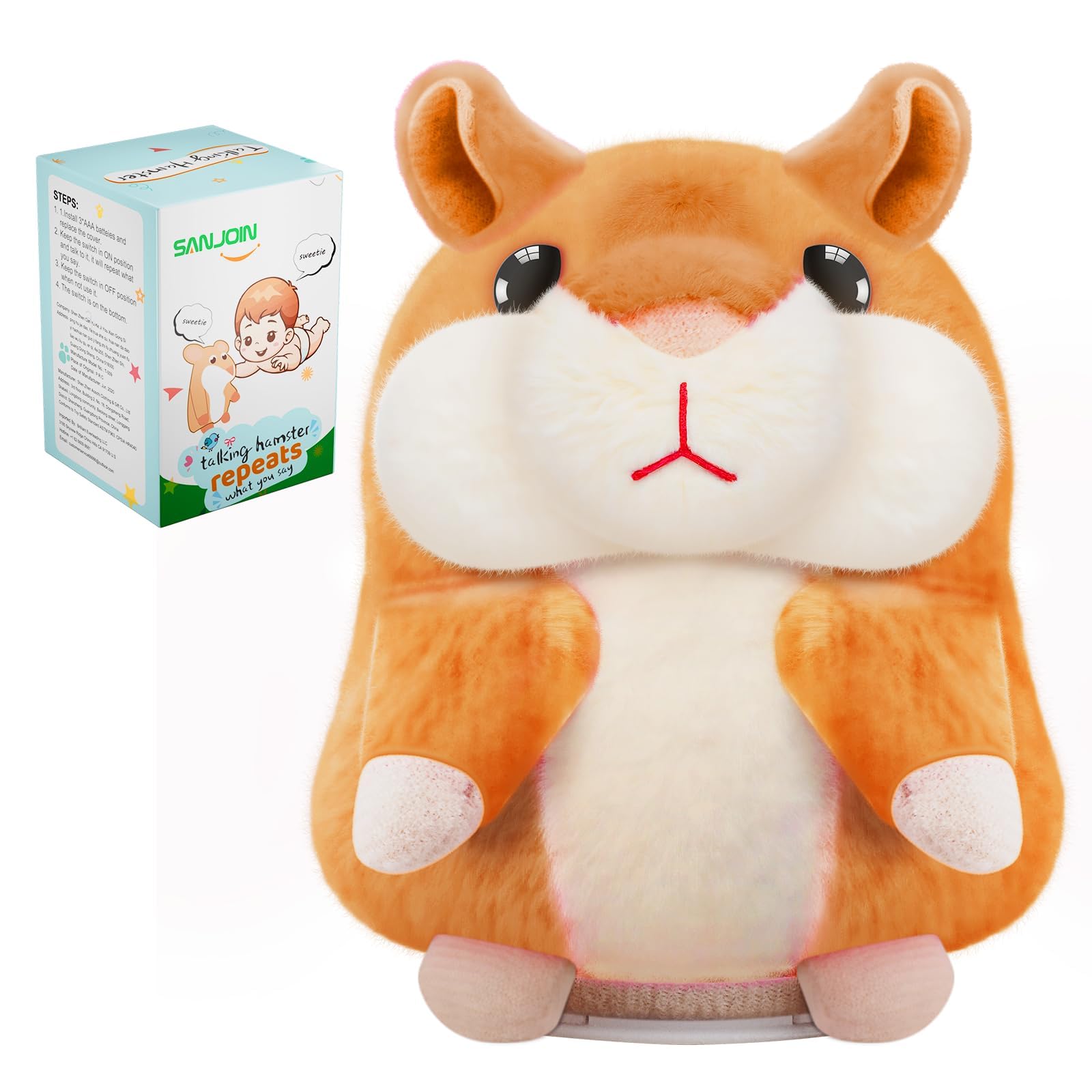 SANJOIN Talking Hamster Toy