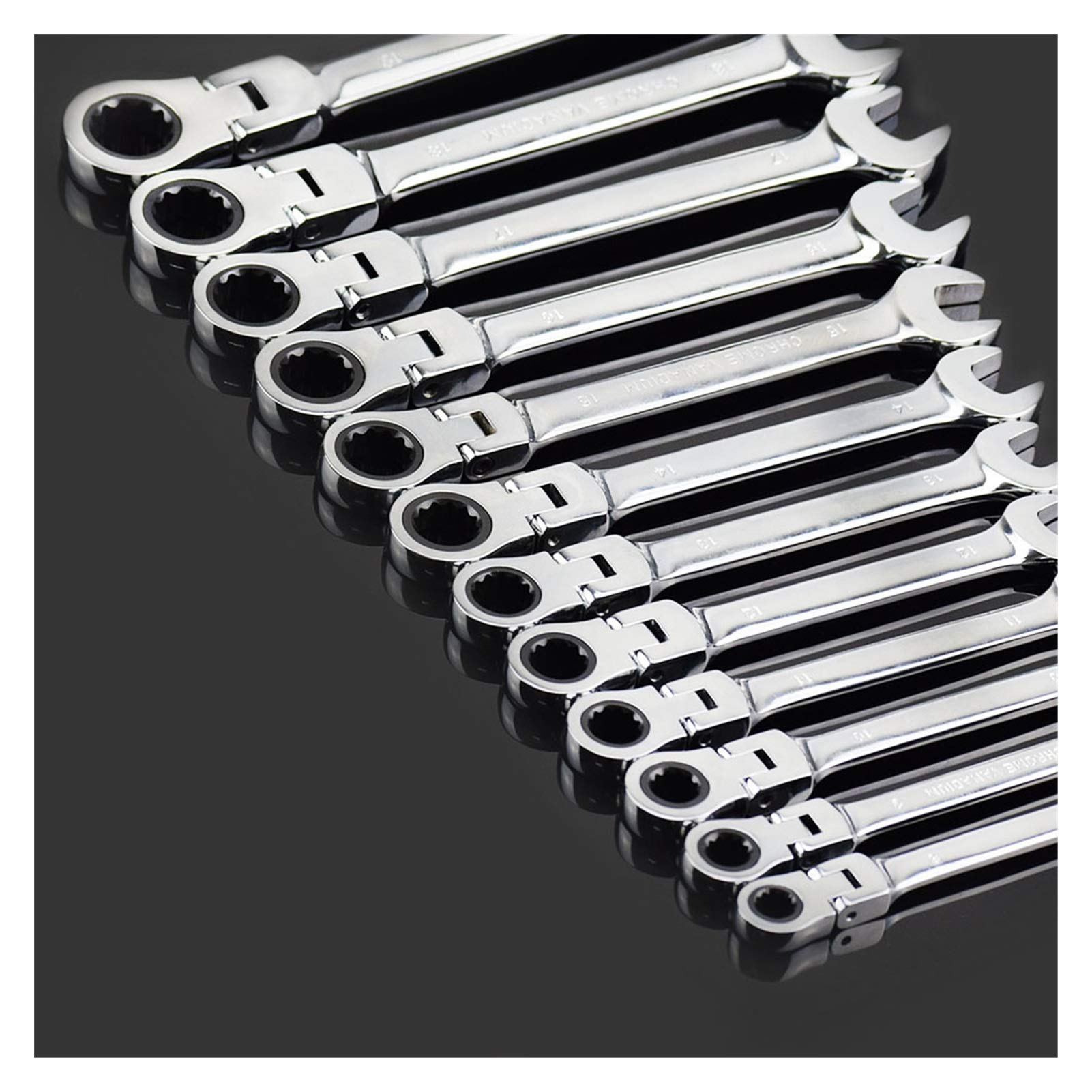 Llaves Fijas,Juego De Llaves Combinadas Herramientas claves Conjunto multiherramienta llave de carraca Llaves de mano Juego de llaves Llave universal de coches de coches Herramientas de reparación (C