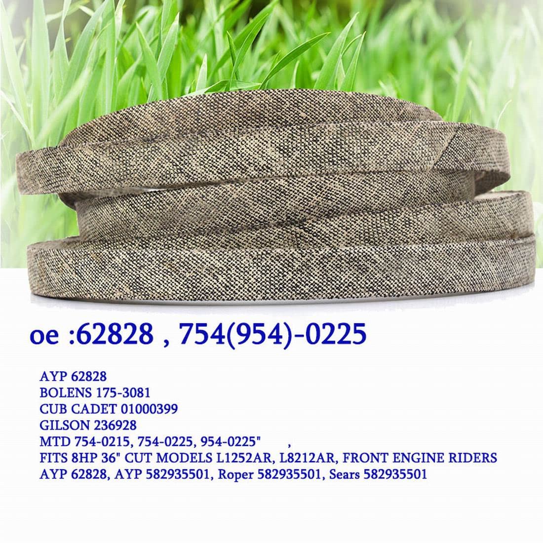 Cinghia Ricambio Tosaerba Cinghia Di Ricambio In Aramide Per Tosaerba MTD | 754-04057 Cinghia Aramidica 754-05008 - 9