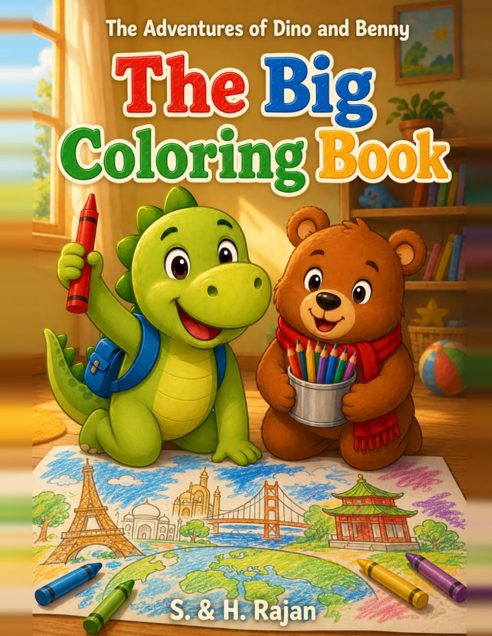 The Big Coloring Book: The Adventures of Dino and Benny