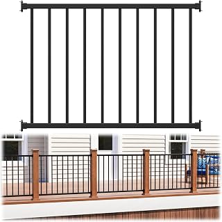 36 in. H x 4 ft. W Modular Aluminum Deck Railing Kits, Cut-to-Fit