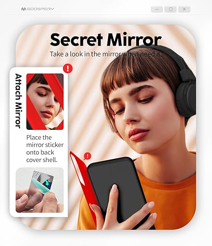 Miniatura 557 de GOOSPERY Parachoques magnético para puerta compatible con Galaxy S23, tarjetero tipo cartera, cierre automático, protección de doble capa resistente