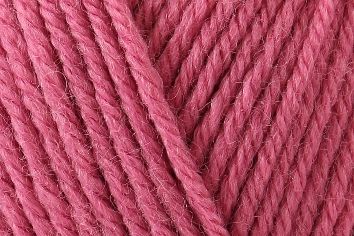 Sirdar Country Classic DK Crochet Yarn, Wool Acrylic Blend Knitting Wool for Adult Children Cardigans, Jumpers, Sweaters - 50g Ball - Pink (857) - Single (1 Ball)