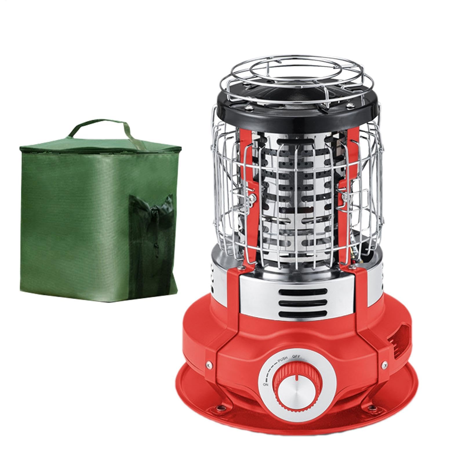 Riscaldatore da patio, riscaldatore esterno - Bruciatore da campeggio | portatile - Stufe da giardino per esterni Stufa elettrica leggera per garage da 1500 W per esterni e interni