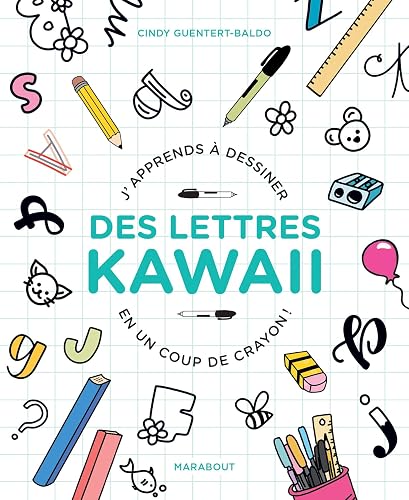 J'apprends à dessiner des lettres Kawai en un coup de crayon !