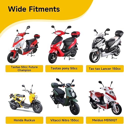 Miniatura 4 de HIAORS Cable del acelerador de 78 pulgadas para GY6 150cc 50cc 80cc 125cc QMB139 Motor Tao Tao VIP Futuro Campeón Chino Jonway Roketa NST Lance