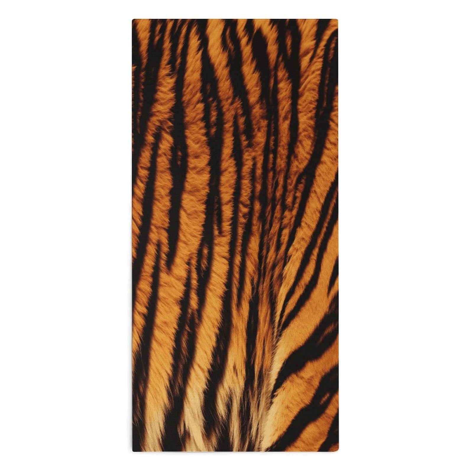 YUXBVKRS Tiger Striped Pattern Hand Towels for Bathroom 14x29 Inch