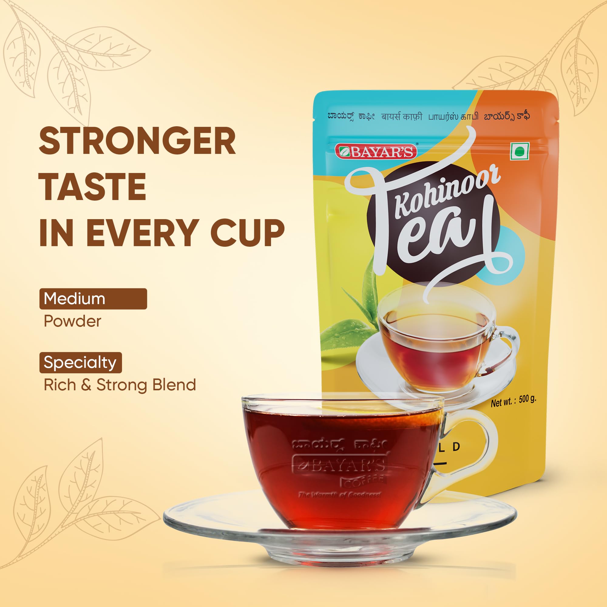 Bayar's Kohinoor Tea Gold | Premium Assam Blend | 500g