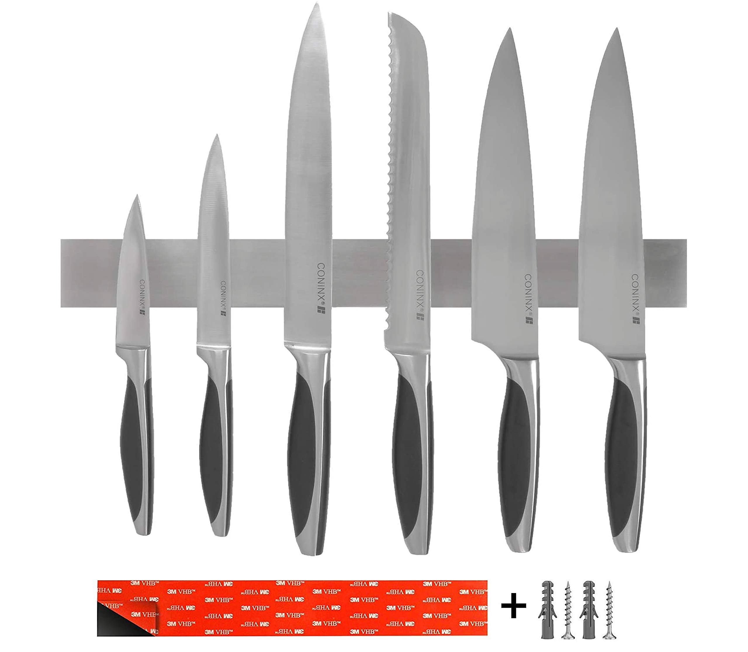 40 cm (16") Knife Holder for Wall by Coninx Stainless Steel
