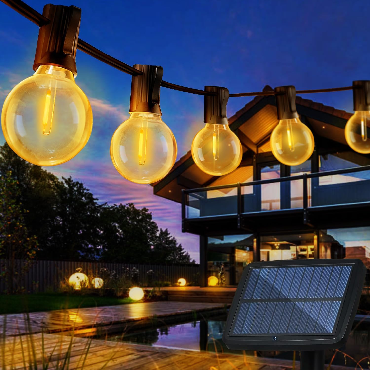 VIPNAJI Lapade Solari Lucciole, Luci Solari Da Giardino, 4 Pezzi 10 - Foto 5