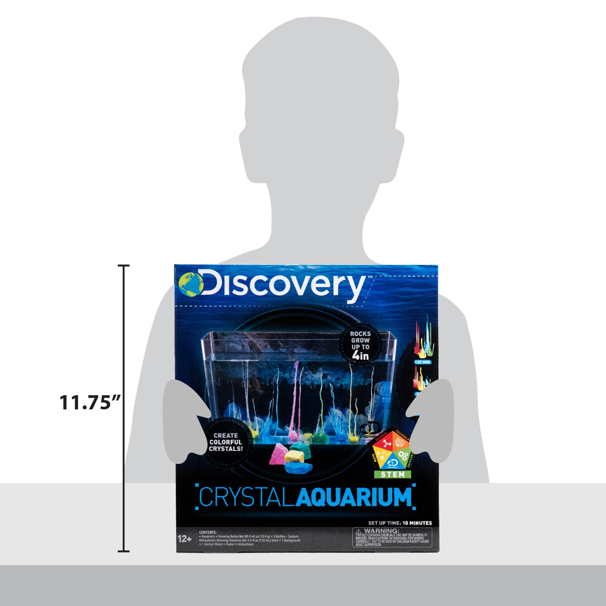 Discovery Crystal Growing Aquarium by Horizon Group USA, Great DIY STEM